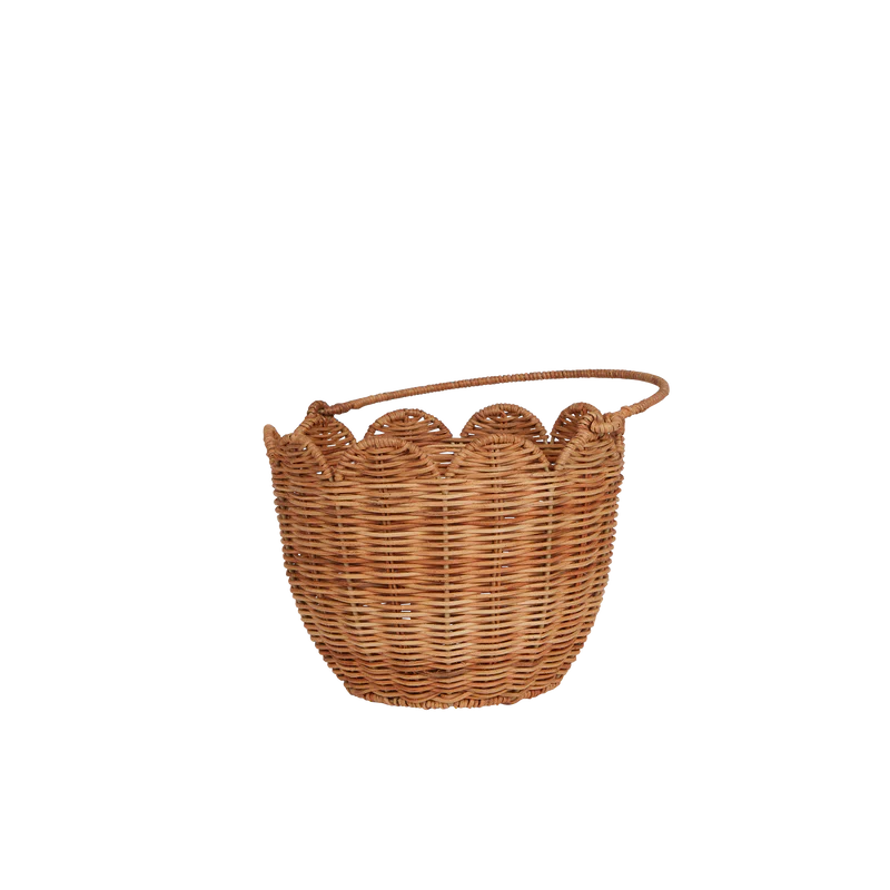 Rattan Tulip Basket - Natural - Grace and Fox