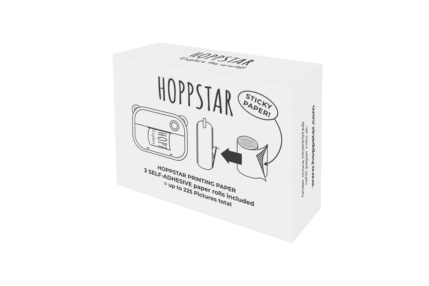 Hoppstar 3 Pack Self Adhesive Printing Paper