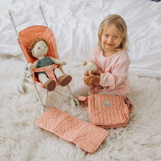 Olli Ella Sollie Stroller - Rose - Grace and Fox