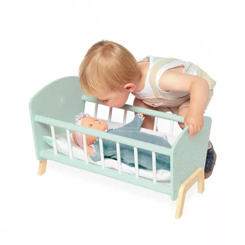 Janod Wooden Doll Cot Bed - Zen