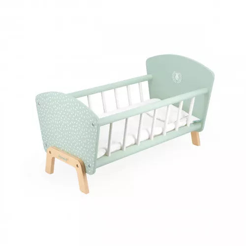 Janod Wooden Doll Cot Bed - Zen