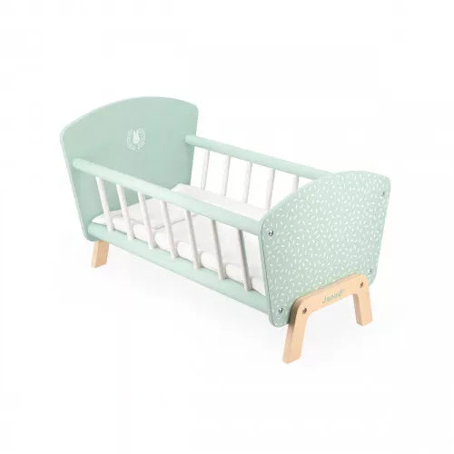 Janod Wooden Doll Cot Bed - Zen